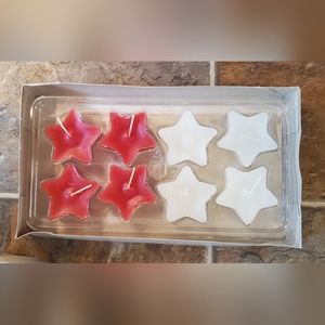 Partylite star shaped candles F1202 NIB